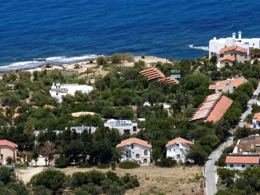 Riviera today surrounded by gardens and the sea